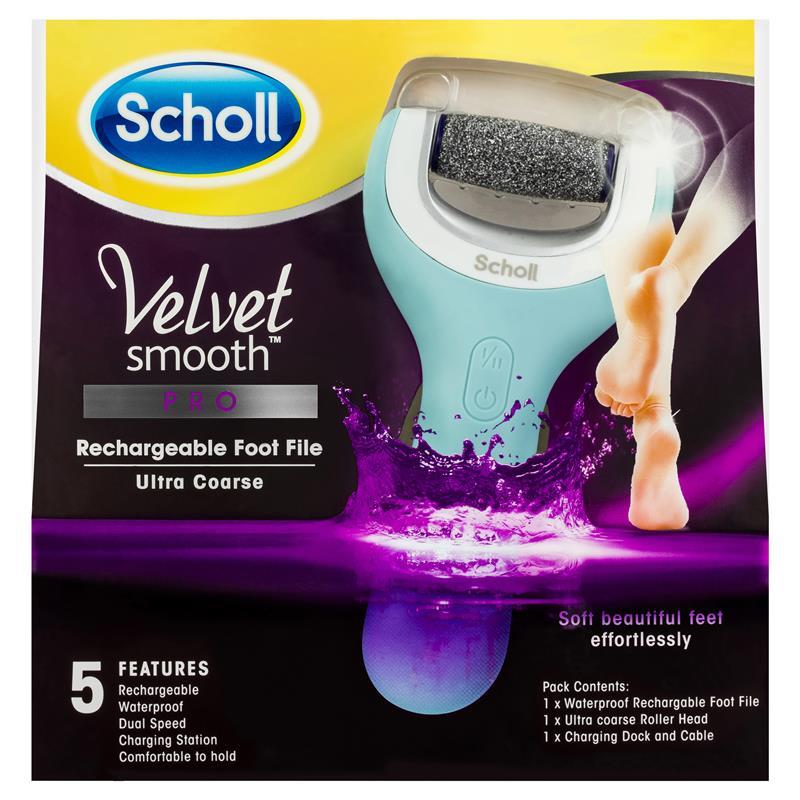 Buy Scholl Velvet Smooth Electronic Wet & Dry Foot File Online at
