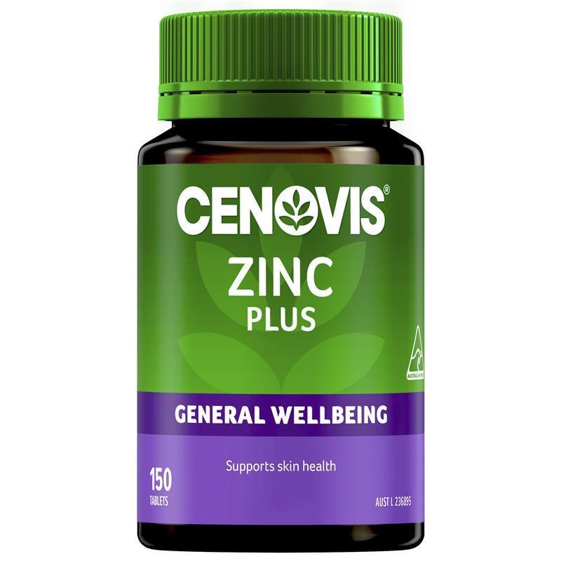 Buy Cenovis Zinc Plus 25mg 150 Tablets Online at Chemist Warehouse®