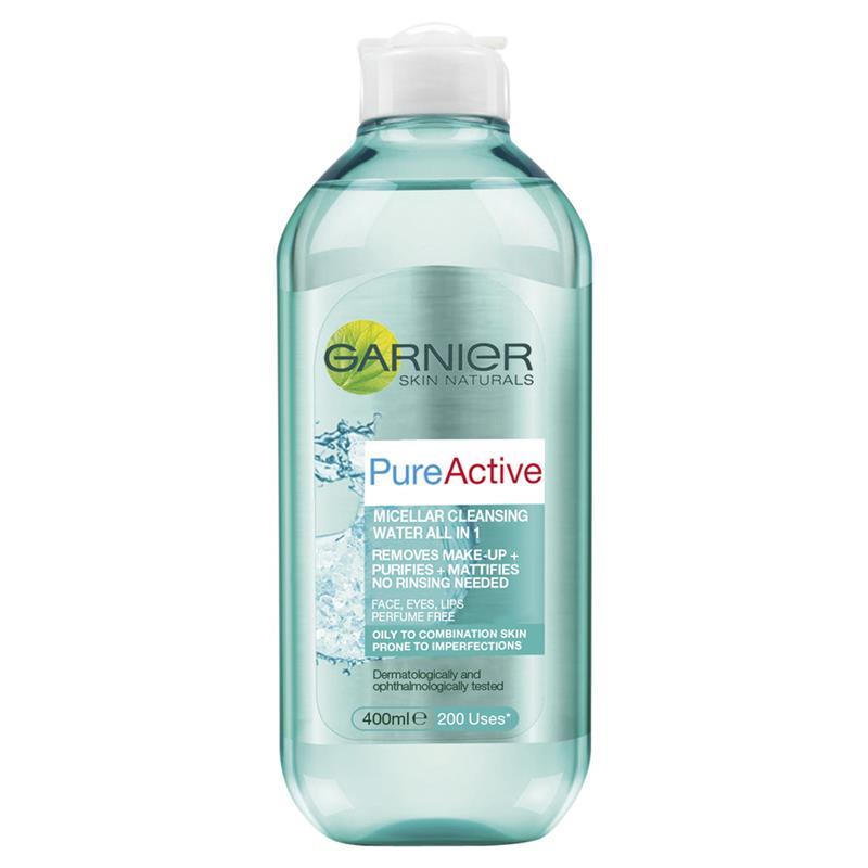 garnier pure active cleansing water