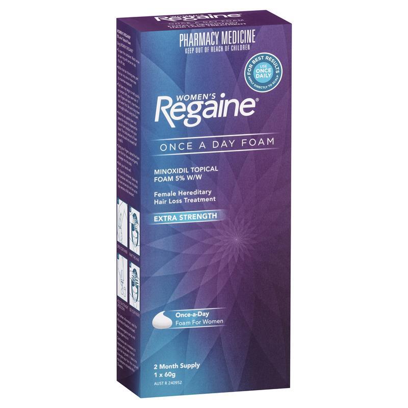 Buy Regaine Women's Extra Strength Minoxidil Foam Hair Regrowth Treatment  60g Online at Chemist Warehouse®