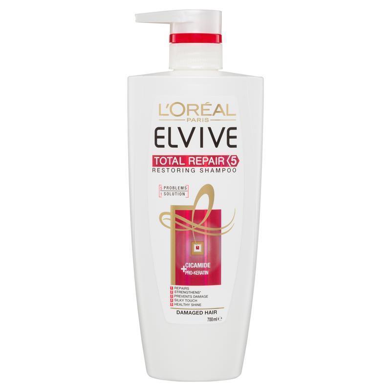 Buy L'Oreal Elvive Total Repair 5 Shampoo 700ml Online at Chemist