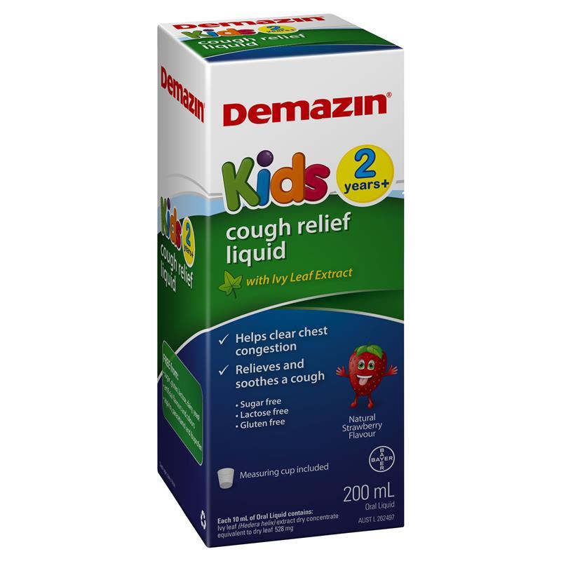 Buy Demazin Kids Cough Relief 200ml Online at Chemist Warehouse®