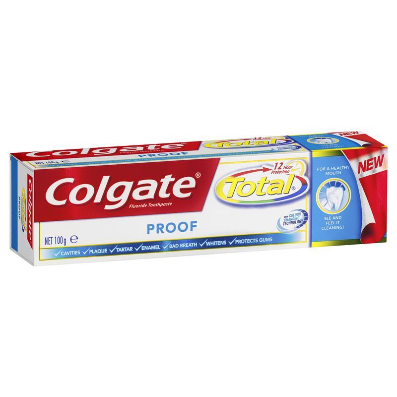 Buy Colgate Toothpaste Total Proof 100g Online At Chemist Warehouse®