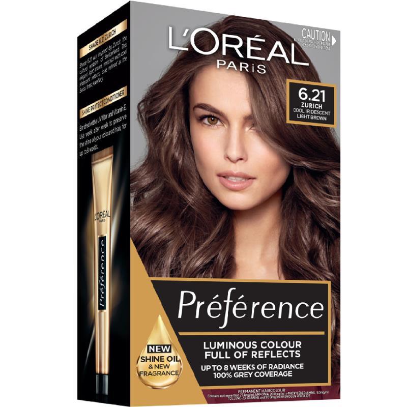 Buy L'Oreal Paris Preference Zurich  Cool Iridescent Very Light Brown  Online at Chemist Warehouse®
