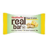 Healtheries Real Food Bar Ginger and Lemon 30g