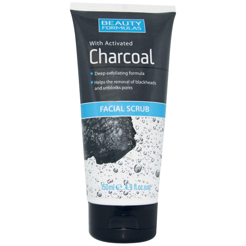 Buy Beauty Formulas Charcoal Facial Scrub 150ml Online at Chemist