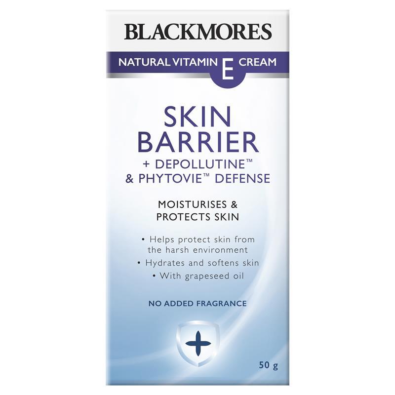Buy Blackmores Natural Vitamin E Cream Skin Barrier 50g Online at