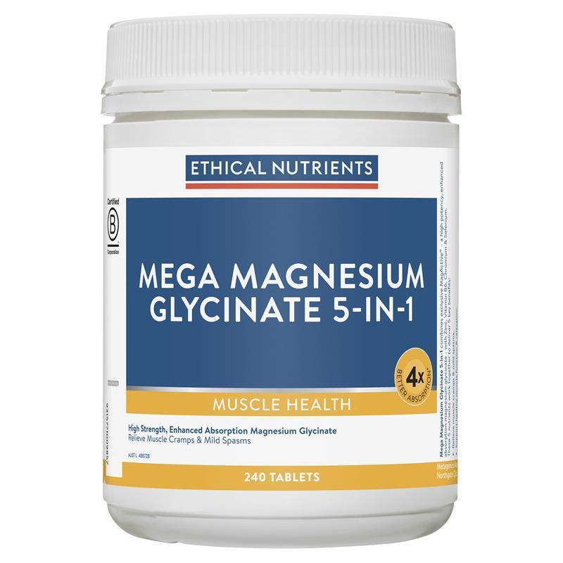 Buy Ethical Nutrients Mega Magnesium 240 Tablets Online at Chemist