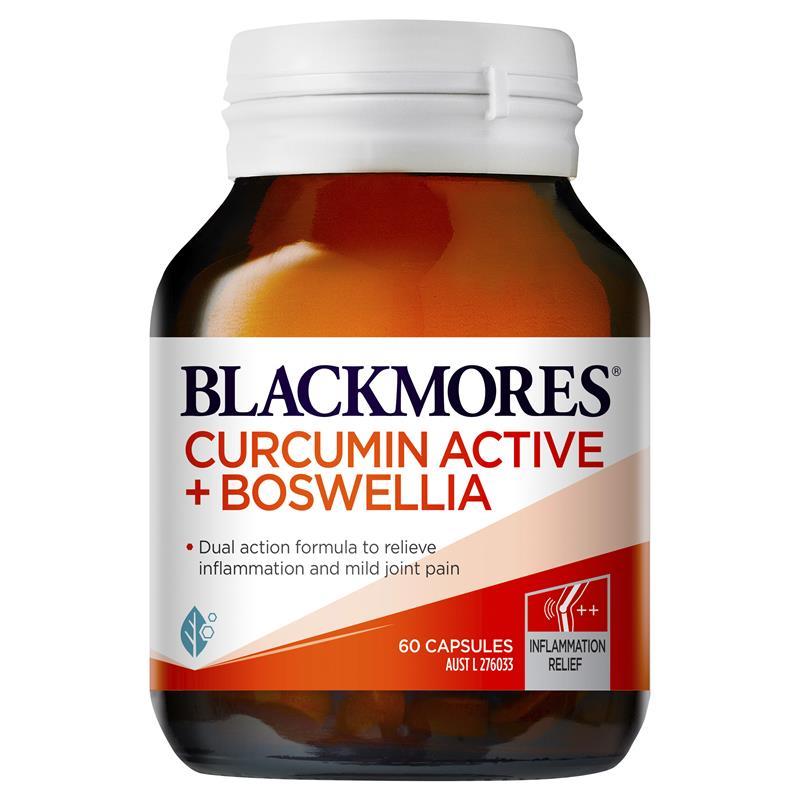 Blackmores Curcumin Active + Boswellia 60 Capsules 93550079 eBay