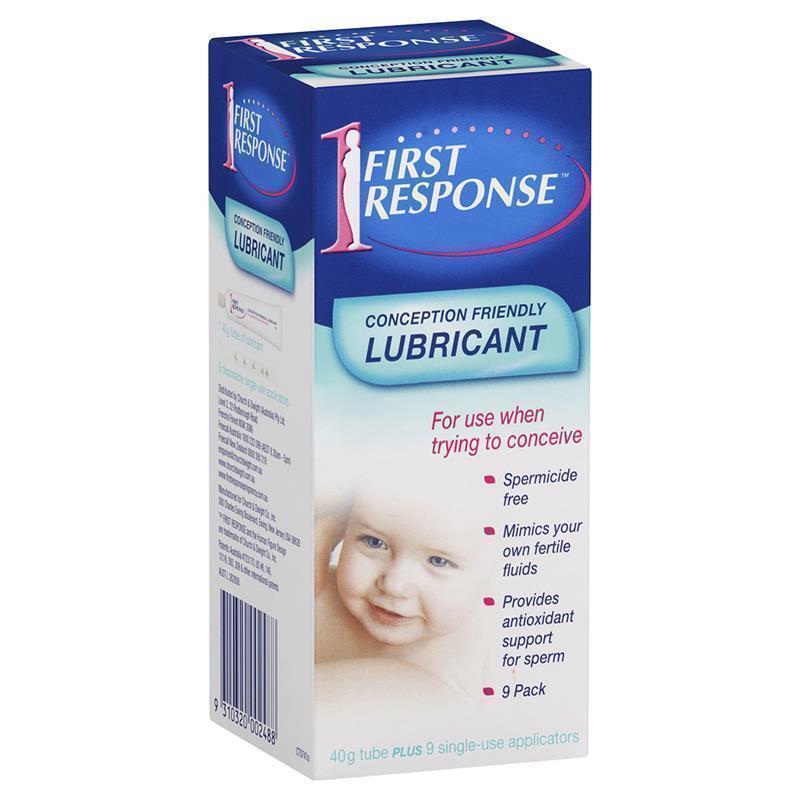 Buy First Response Conception Friendly Lubricant with Applicators 40g