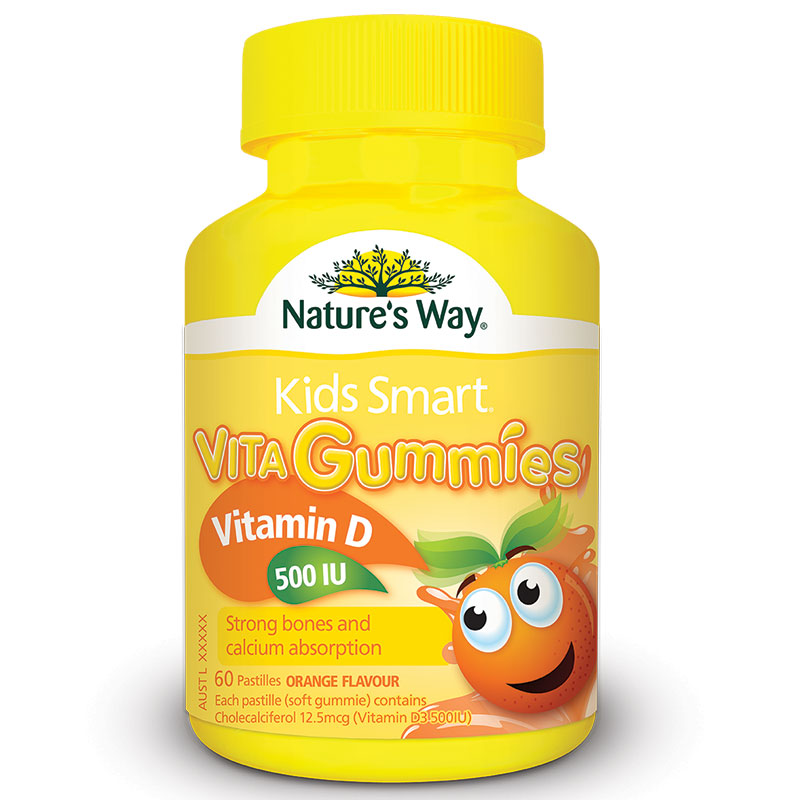 Buy Nature's Way Kids Smart Vita Gummies Vitamin D 500IU 60 Gummies ...