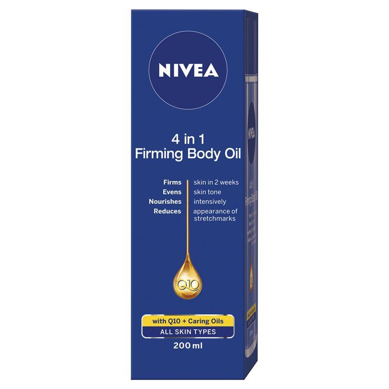 Buy Nivea Body 4 in 1 Q10 Firming Body Oil 200ml Online at Chemist Warehouse®