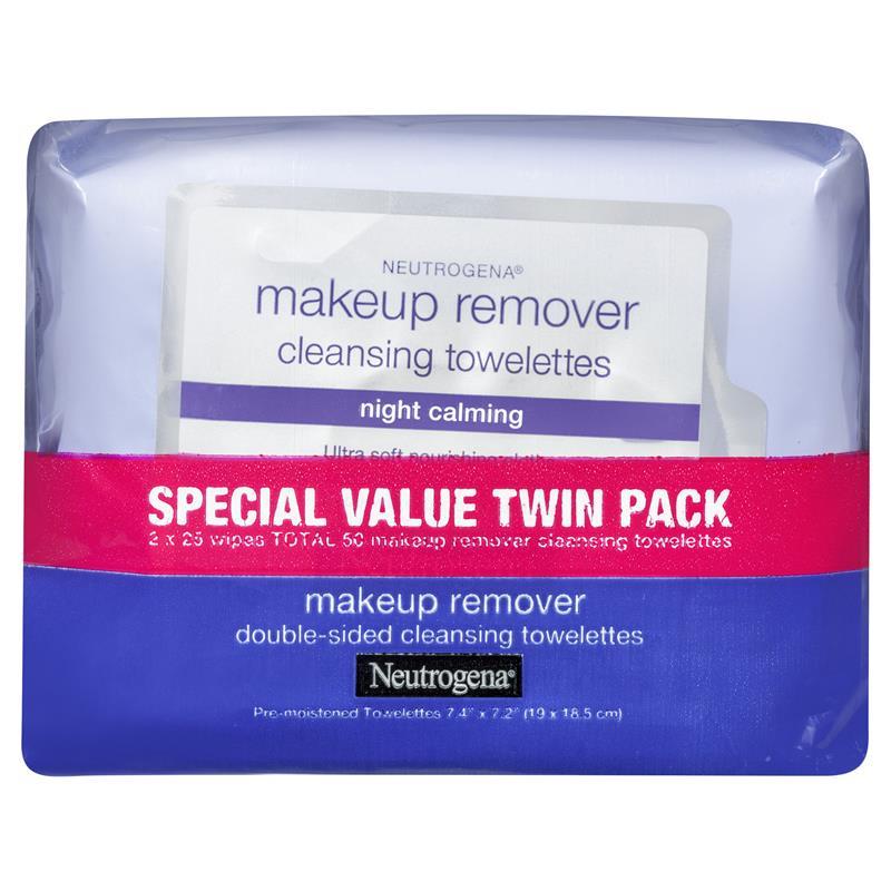 Buy Neutrogena MakeUp Remover Cleansing Towelettes Night Calming 25