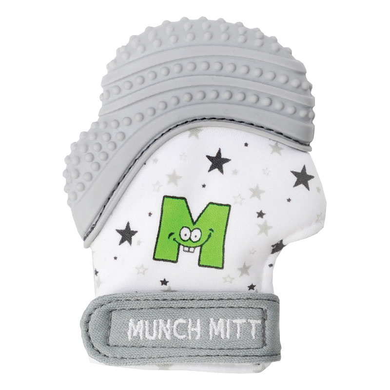 Buy Malarkey Munch Mitt Teething Mitten Grey Online at Chemist Warehouse®