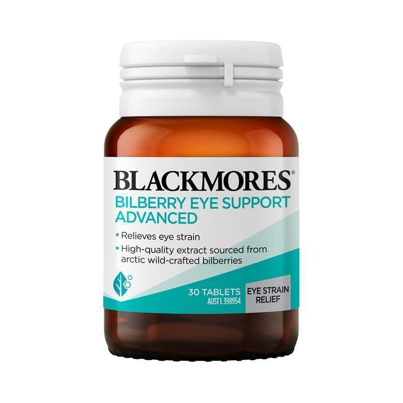Blackmores Bilberry Eye Support Advanced 30 Tablets 93550987 eBay
