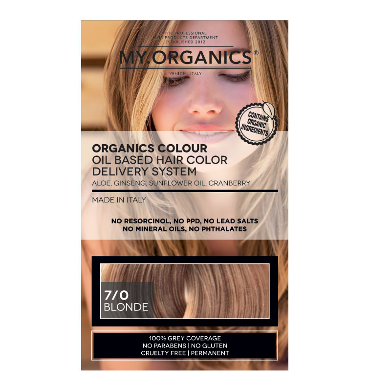 My Organics Organic Hair Colour 7 0 Blonde Ebay